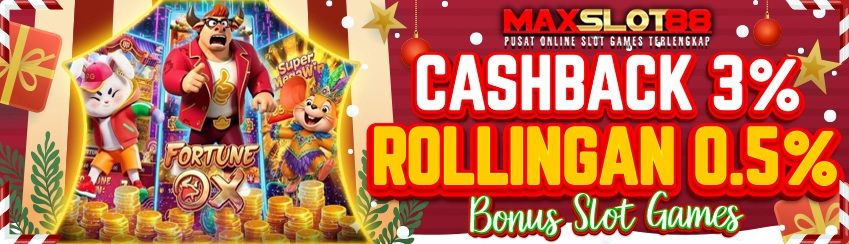 BONUS ROLLINGAN & CASHBACK SLOT GAMES