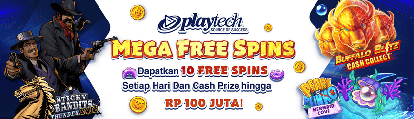 PLAYTECH - Mega Free Spins!